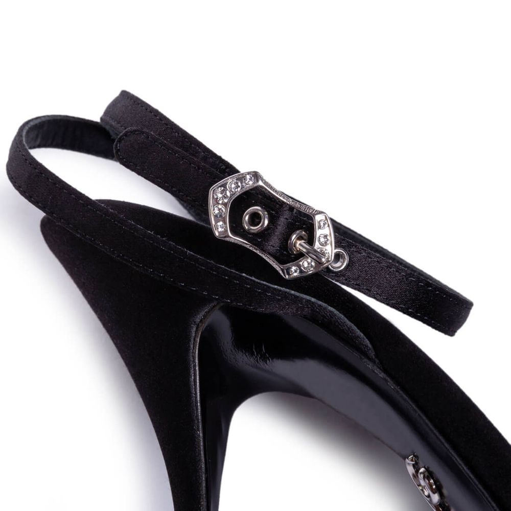 Dolce &amp; Gabbana Black Leather Di Capra Sandal