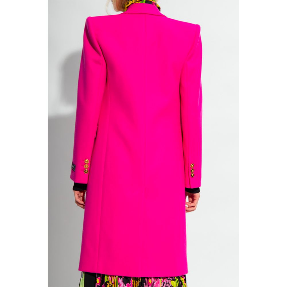 Versace Fuchsia Viscose Jackets &amp; Coats