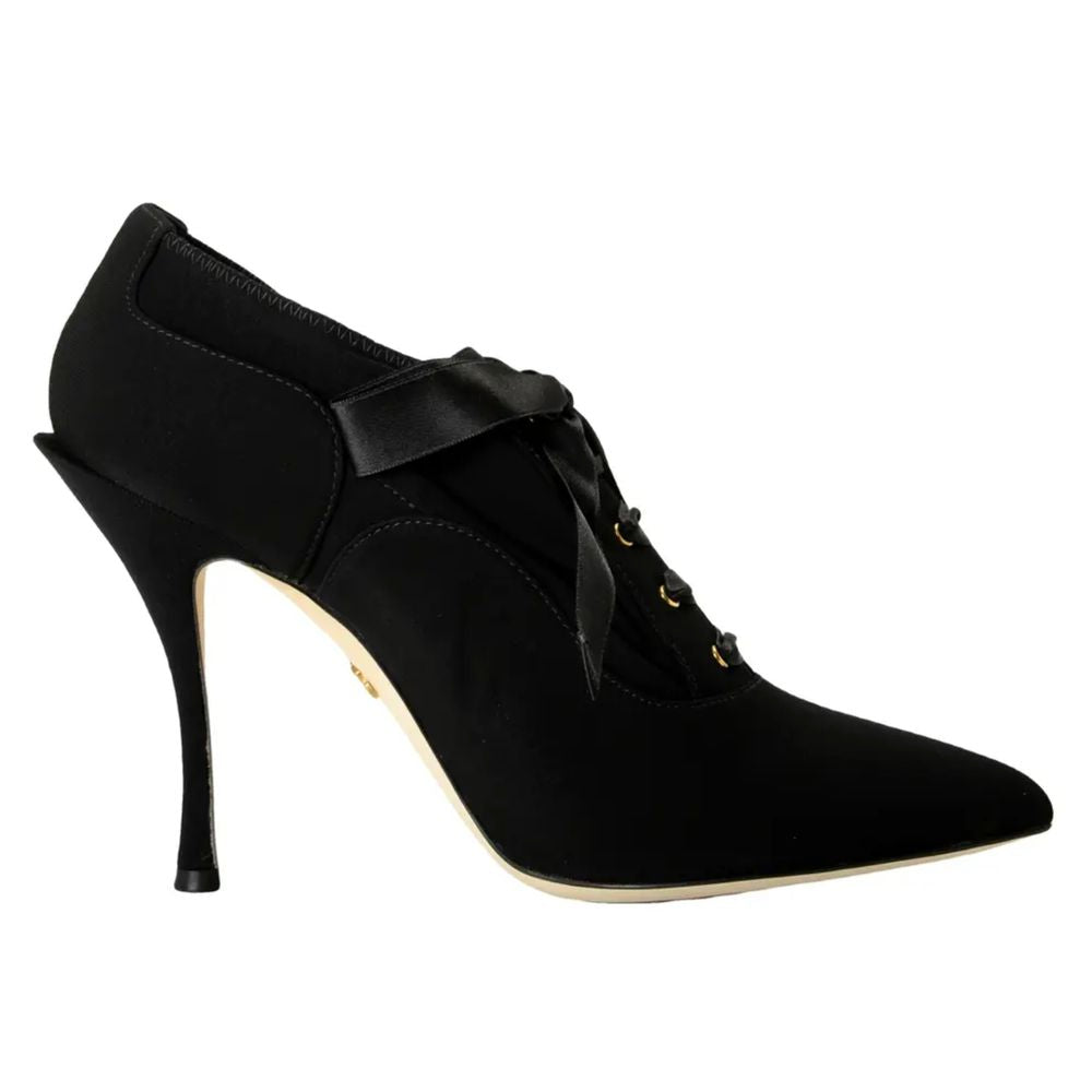 Dolce &amp; Gabbana Black Viscose Pumps