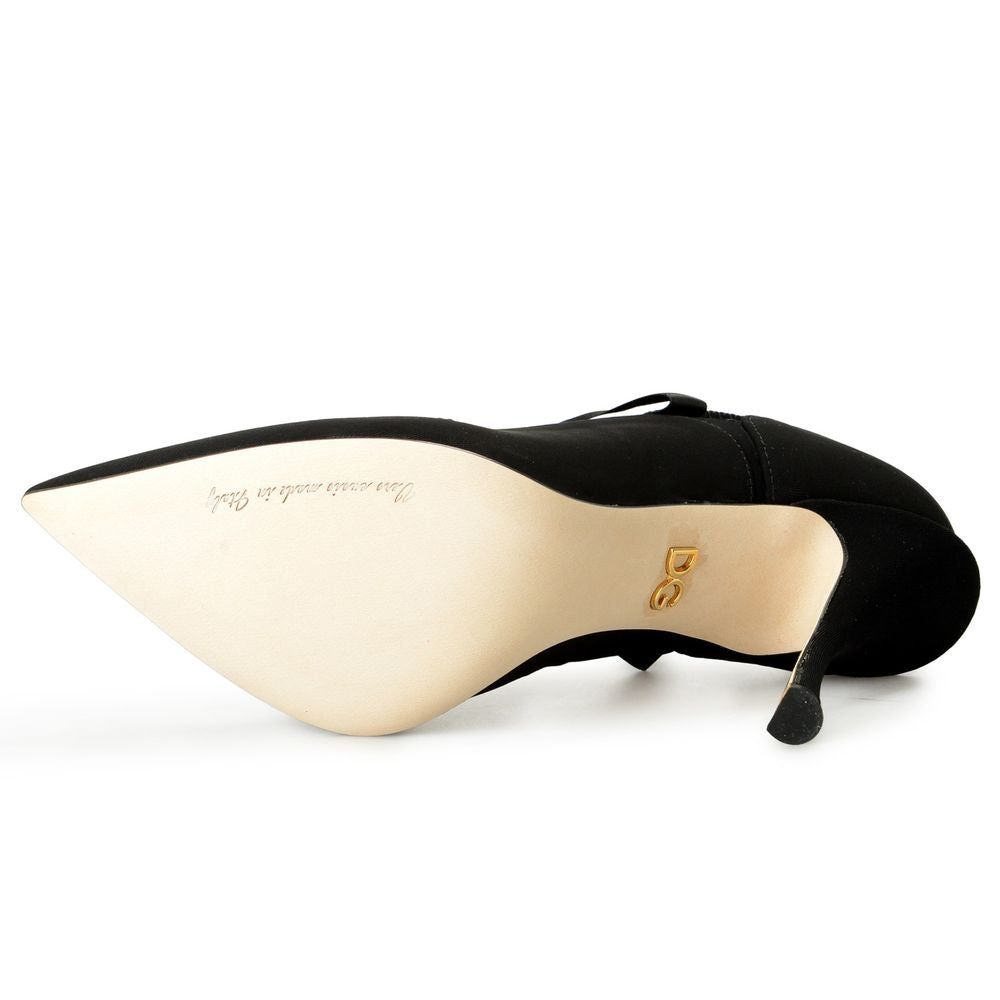 Dolce &amp; Gabbana Black Viscose Pumps