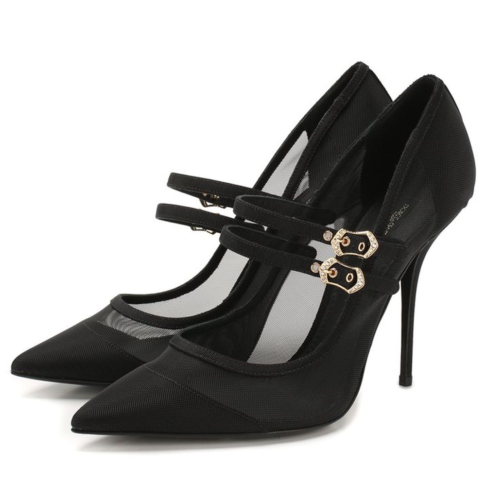 Dolce &amp; Gabbana Black Polyamide Pump