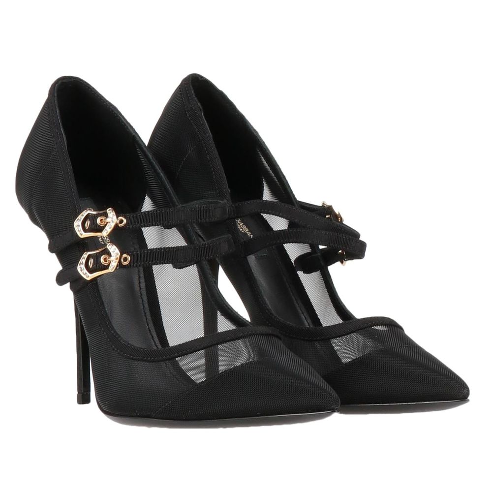 Dolce &amp; Gabbana Black Polyamide Pump