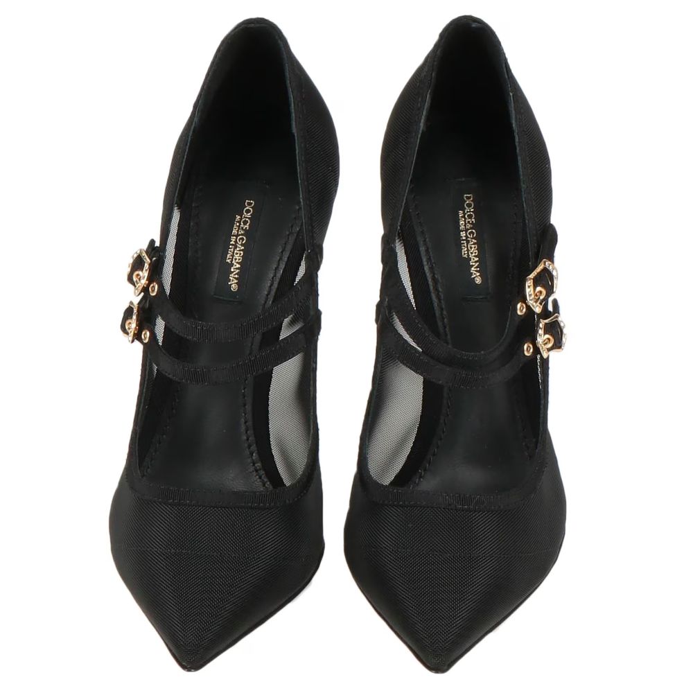 Dolce &amp; Gabbana Black Polyamide Pump