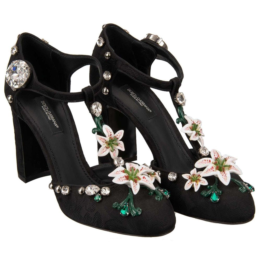 Dolce &amp; Gabbana Black Viscose Pumps