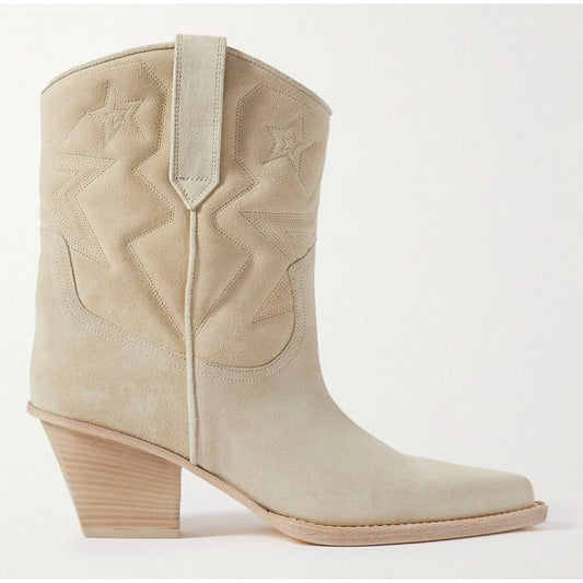 Paris Texas Beige Leather Boots