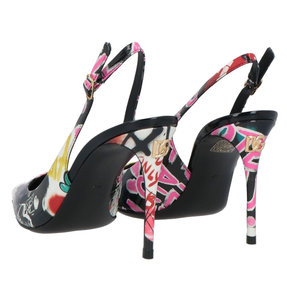 Dolce &amp; Gabbana Multicolor Leather Di Calfskin Pumps