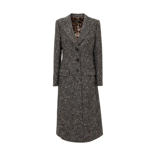 Dolce &amp; Gabbana Brown Wool Jackets and Coats