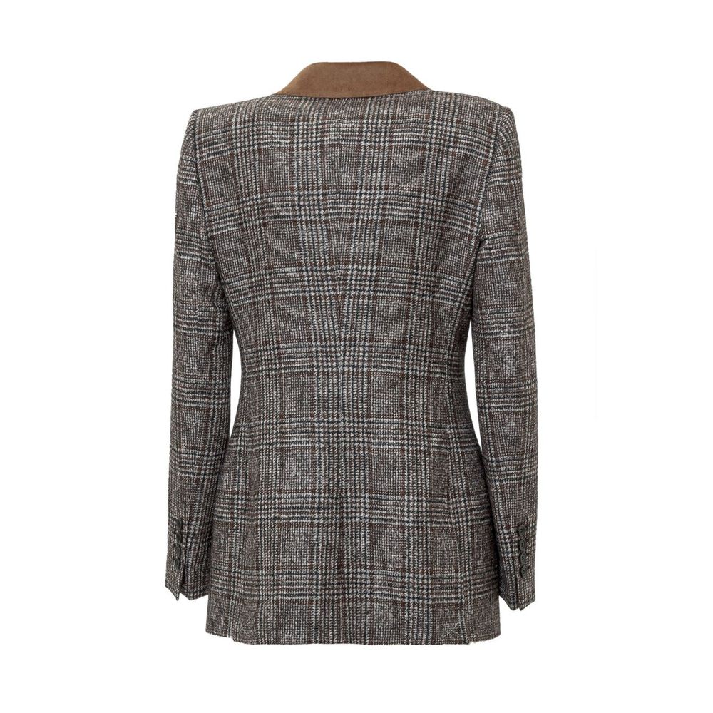 Dolce &amp; Gabbana Brown Wool Jackets and Coats