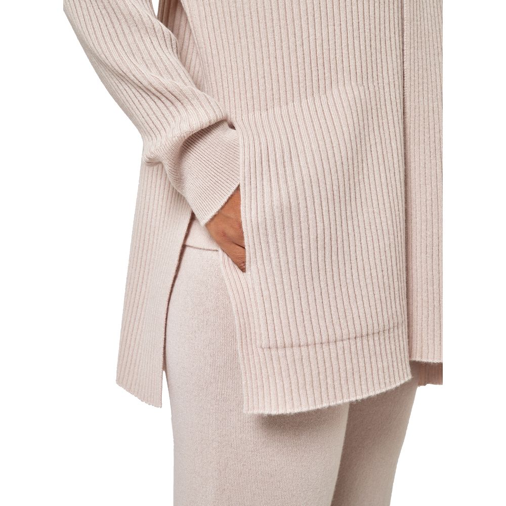 Alpha Studio beige cashmere sweater