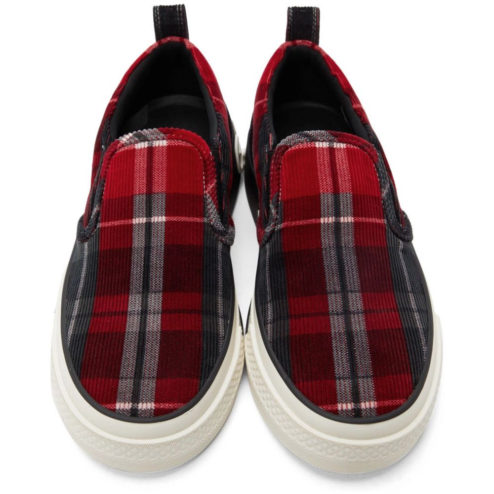 Dolce &amp; Gabbana Red Cotton Sneakers