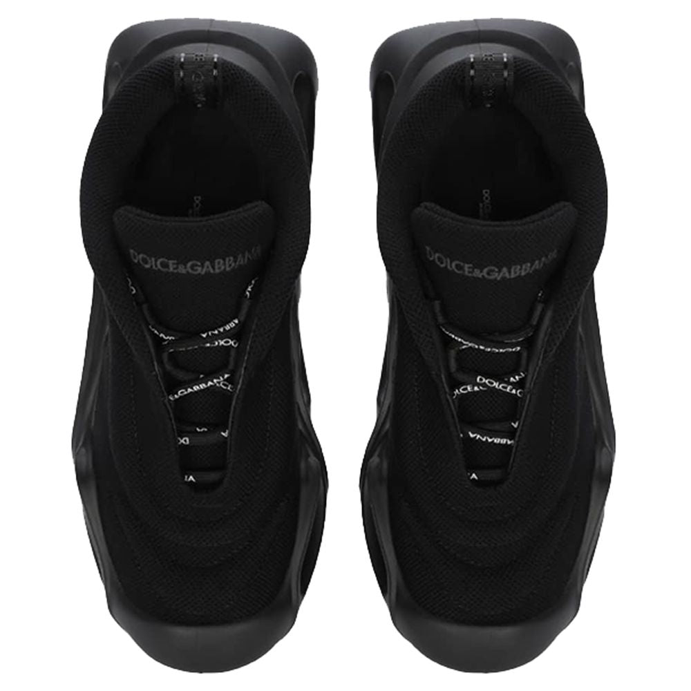 Dolce &amp; Gabbana Black Polyester Sneaker