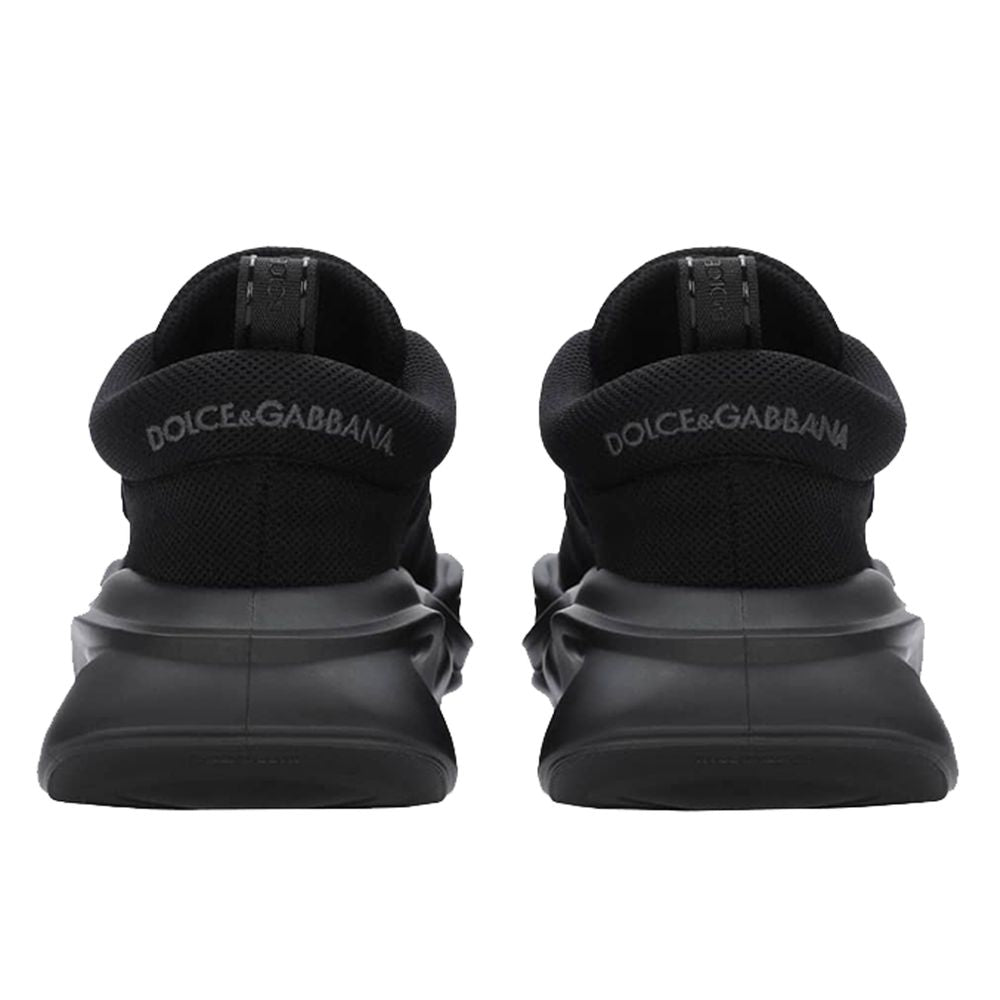 Dolce &amp; Gabbana Black Polyester Sneaker