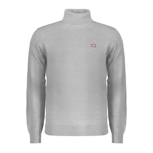 Norway 1963 Grauer Pullover aus Wolle für Männer