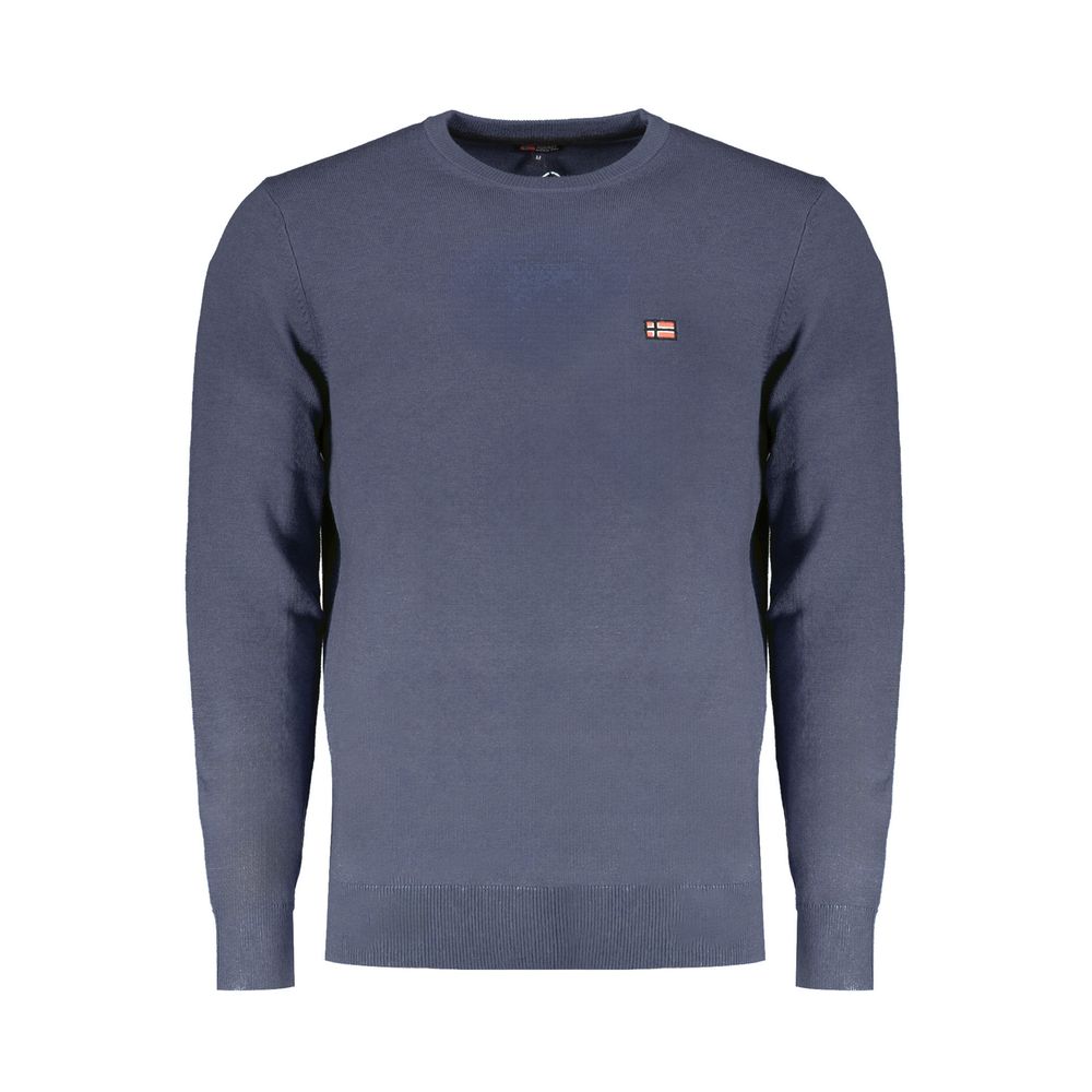 Norway 1963 Blauer Pullover aus Wolle für Männer