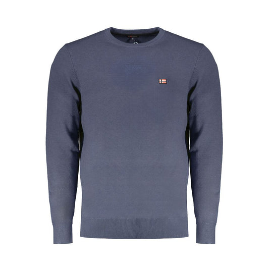 Norway 1963 Blauer Pullover aus Wolle für Männer