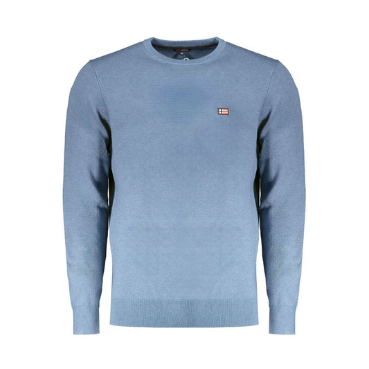 Norway 1963 Hellblauer Pullover aus Wolle für Männer