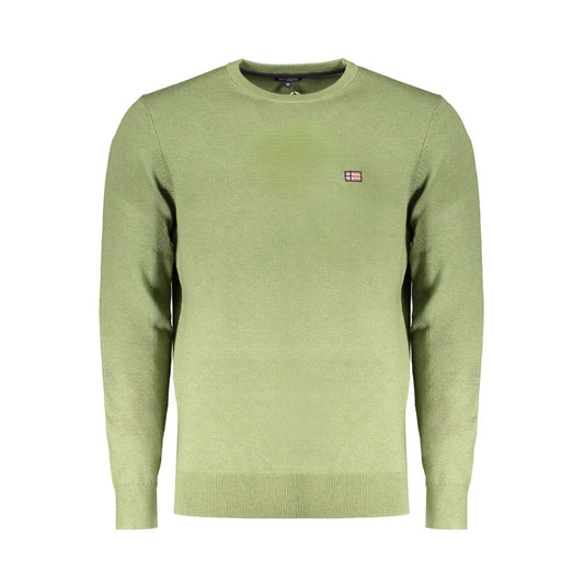 Norway 1963 Grüner Herrenpullover aus Wolle