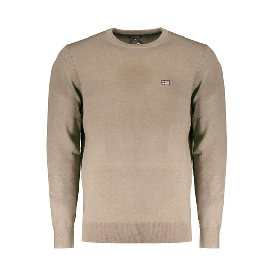 Norway 1963 Brauner Pullover aus Wolle für Männer