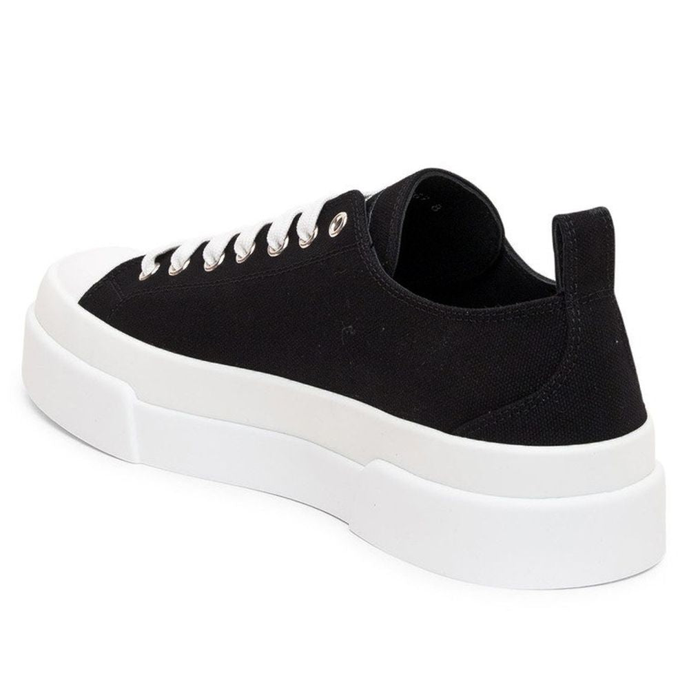 Dolce &amp; Gabbana Black Cotton Sneaker