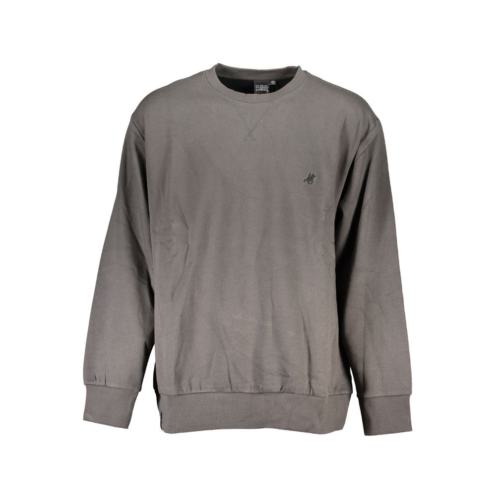 US Grand Polo Gray Cotton Sweater