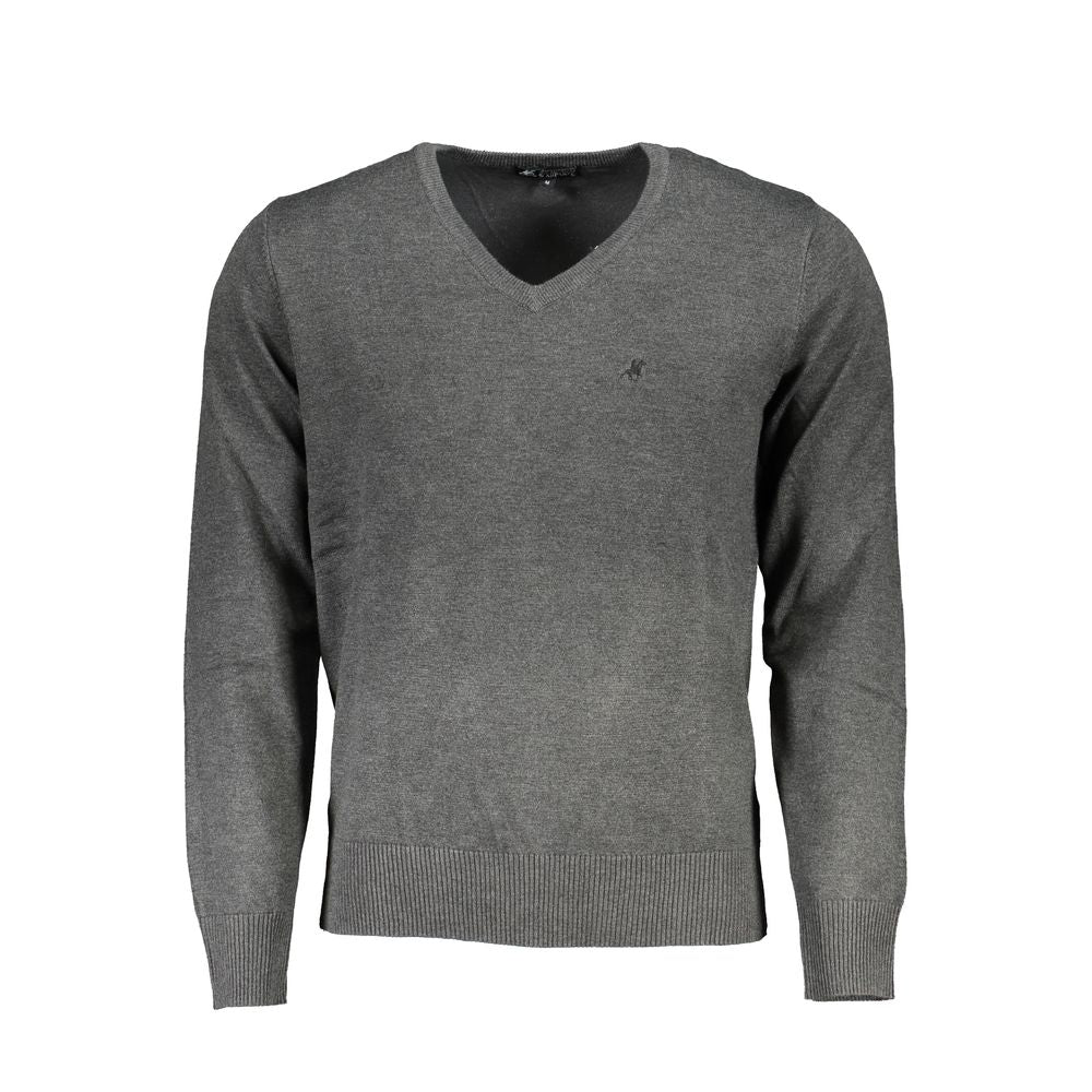 US Grand Polo Gray Nylon Sweater