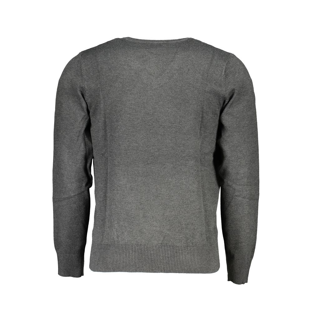 US Grand Polo Gray Nylon Sweater