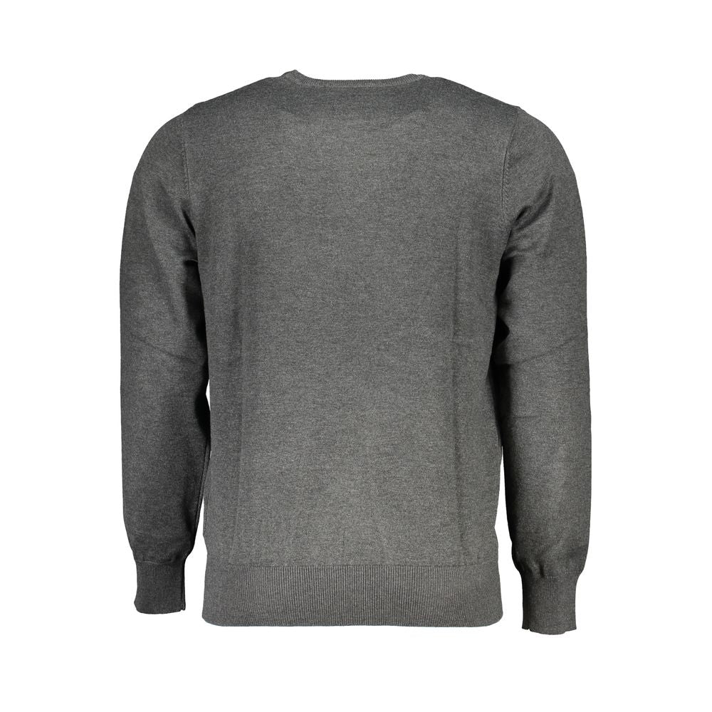 US Grand Polo Gray Nylon Sweater