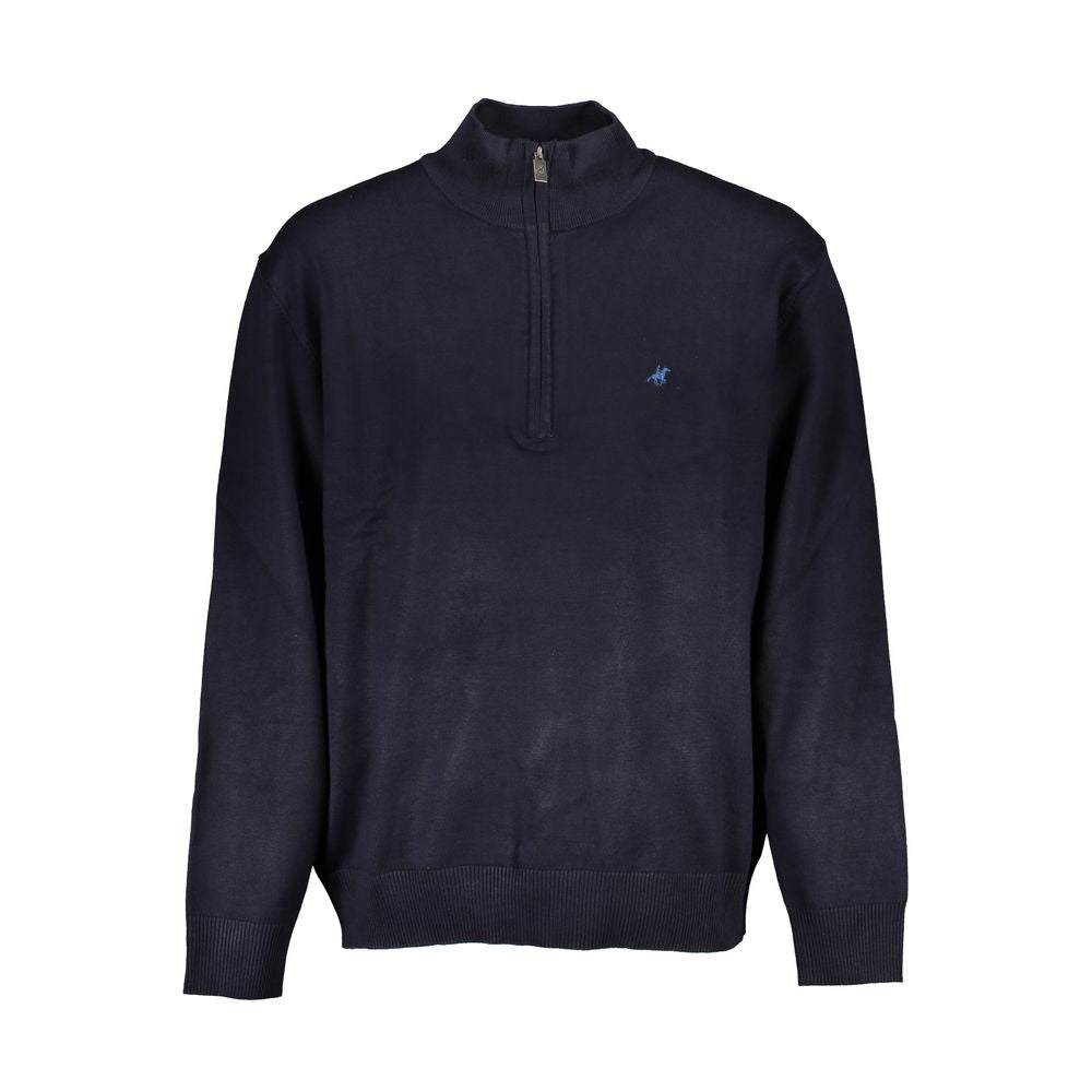 U.S. Grand Polo Blauer Nylon-Pullover