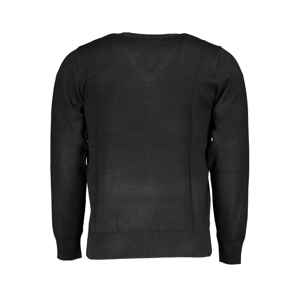 US Grand Polo Black Nylon Sweater