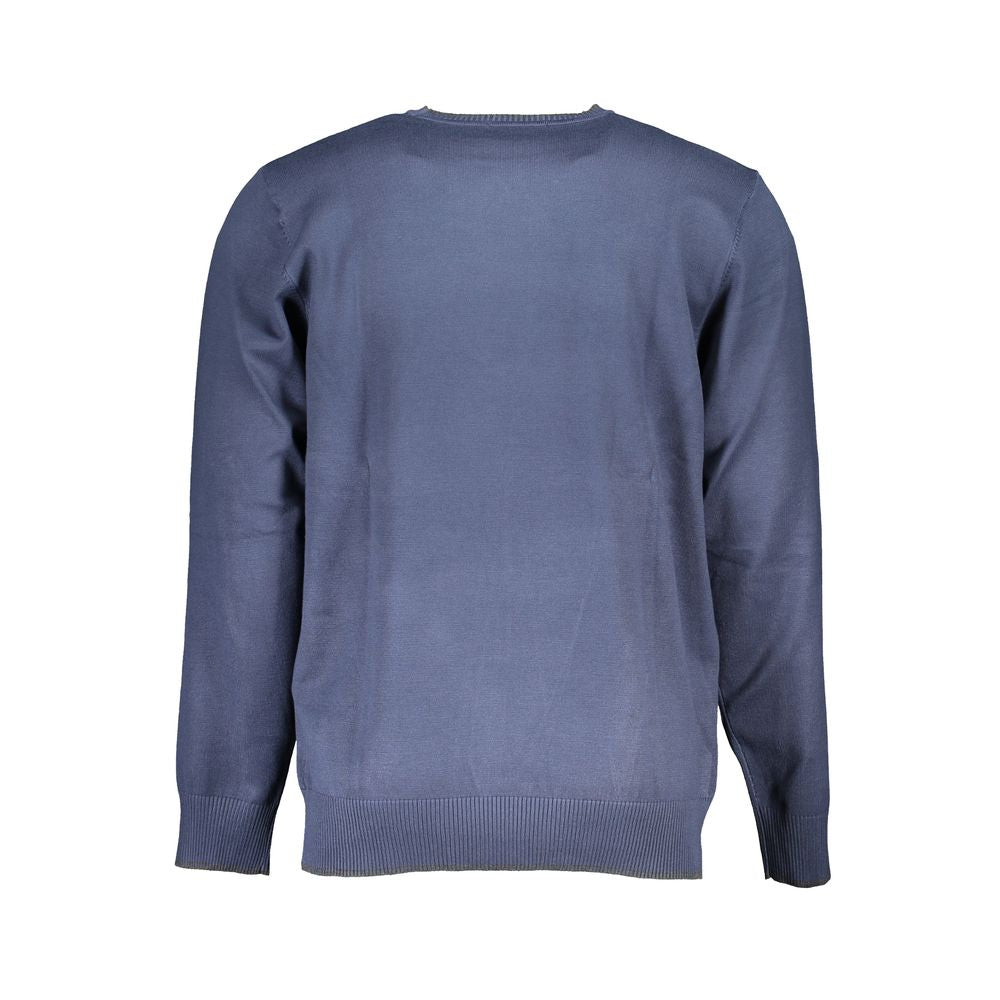 US Grand Polo Blue Nylon Sweater