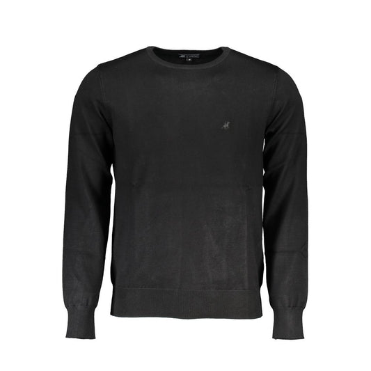 US Grand Polo Black Nylon Sweater