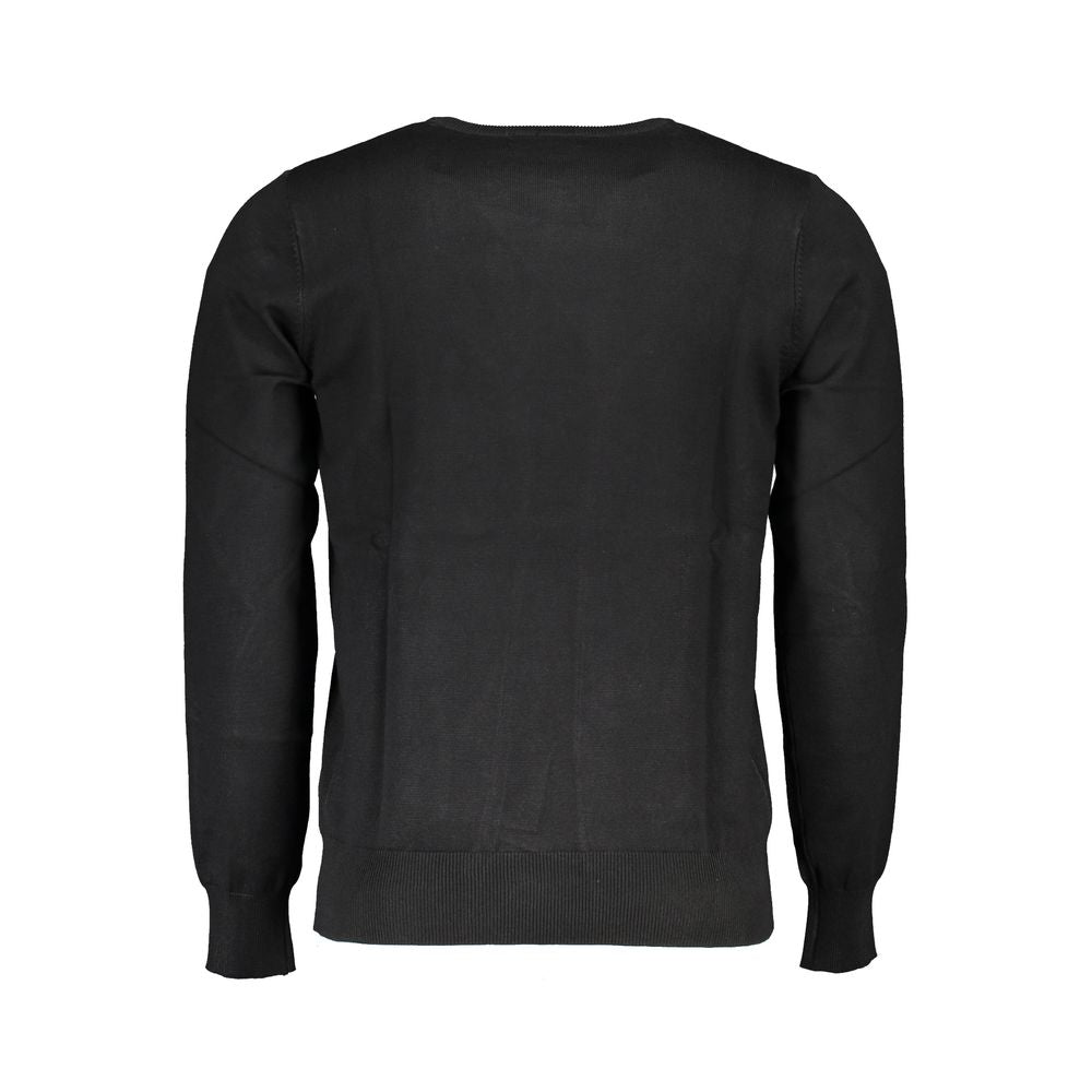 US Grand Polo Black Nylon Sweater