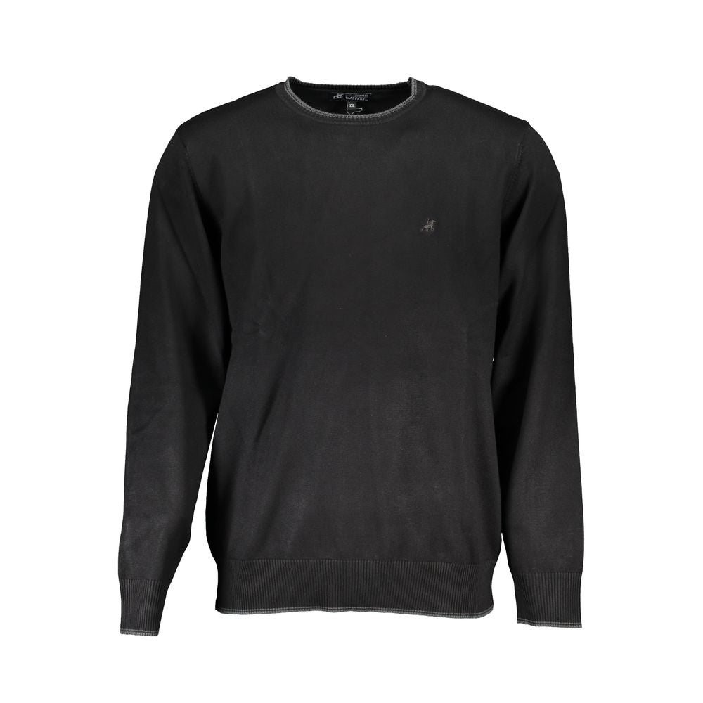 US Grand Polo Black Nylon Sweater