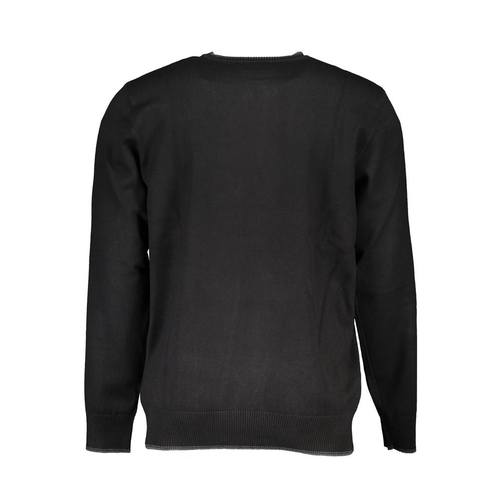 US Grand Polo Black Nylon Sweater