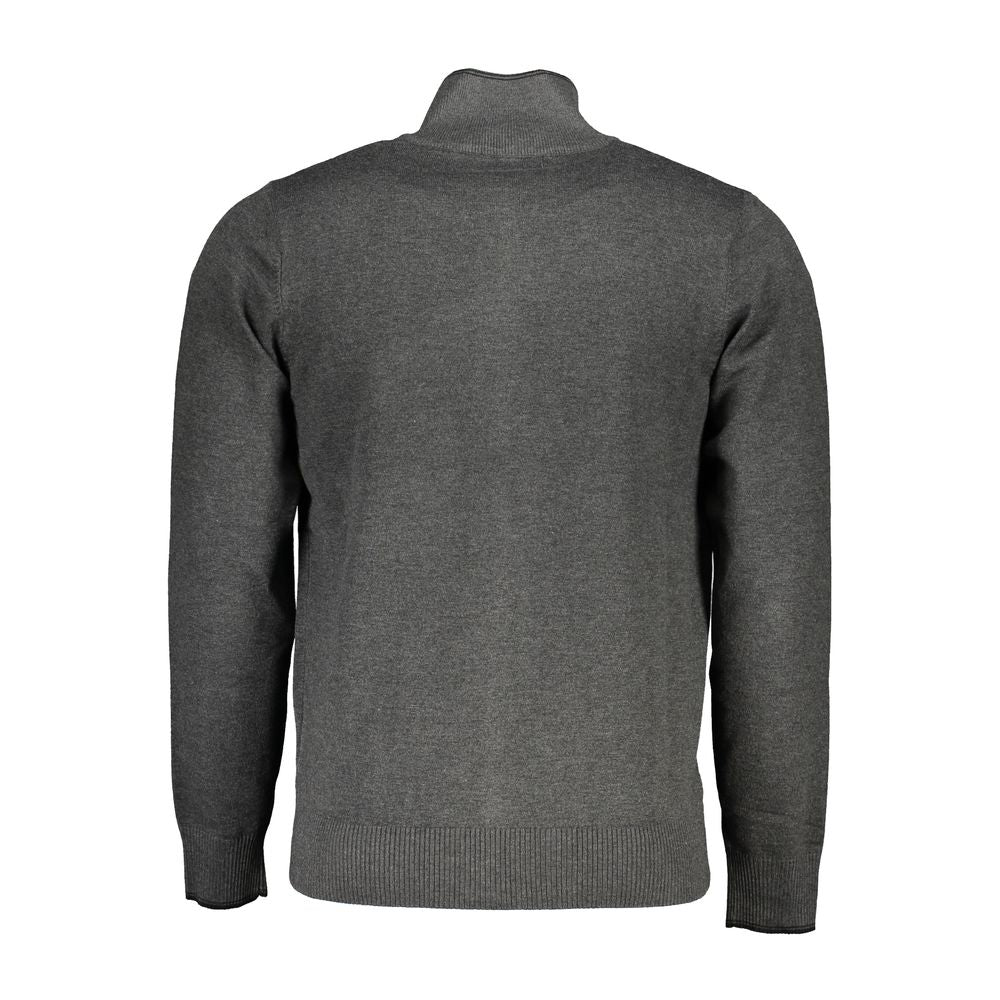 US Grand Polo Gray Nylon Sweater