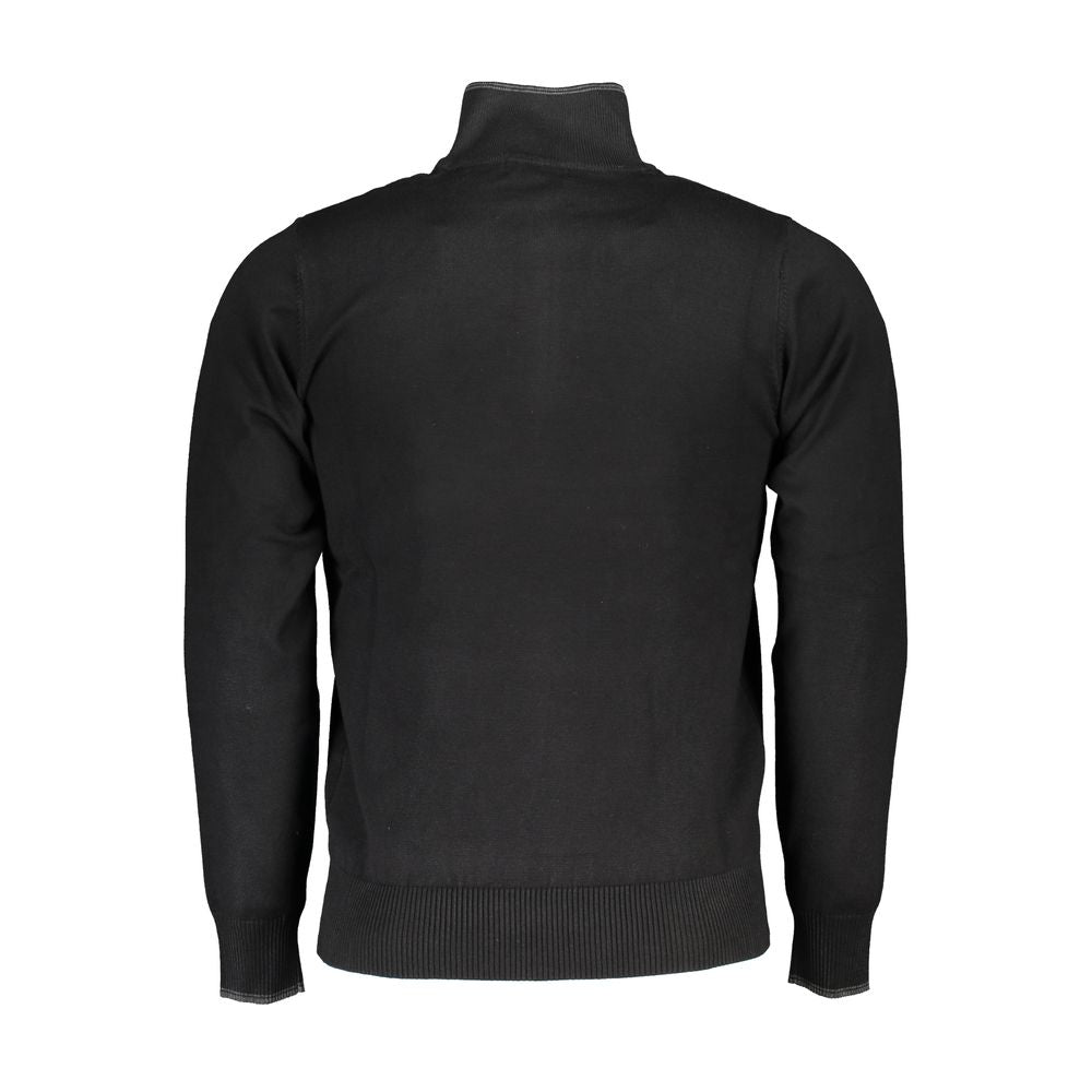 US Grand Polo Black Nylon Sweater