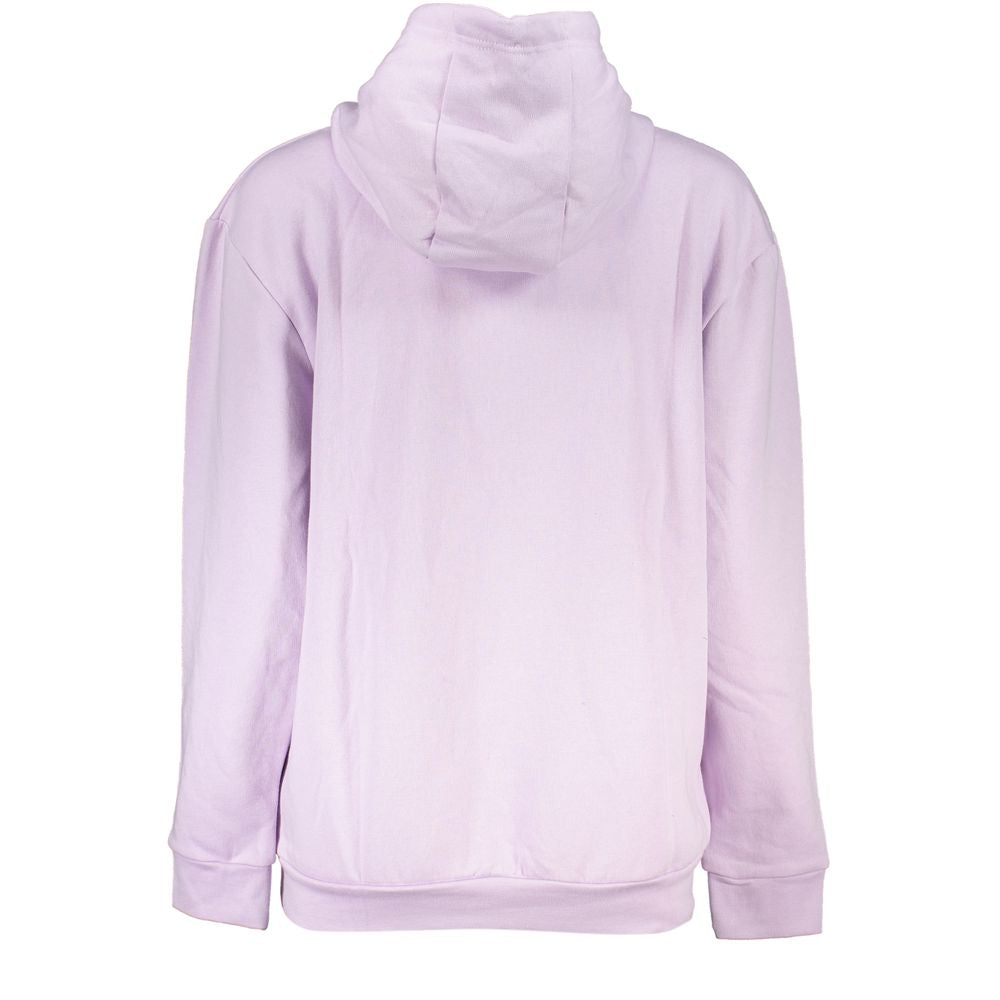 Cavalli Class Lila Baumwollpullover