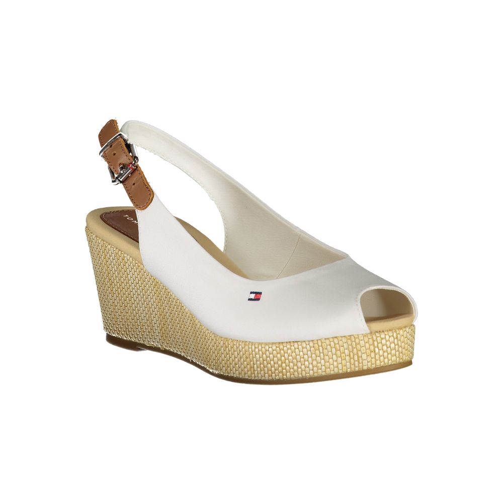 Tommy Hilfiger white cotton sandal