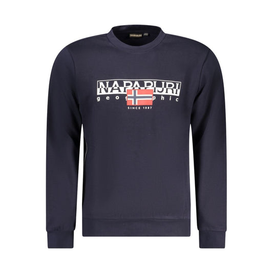 Napapijri Blauer Baumwollpullover