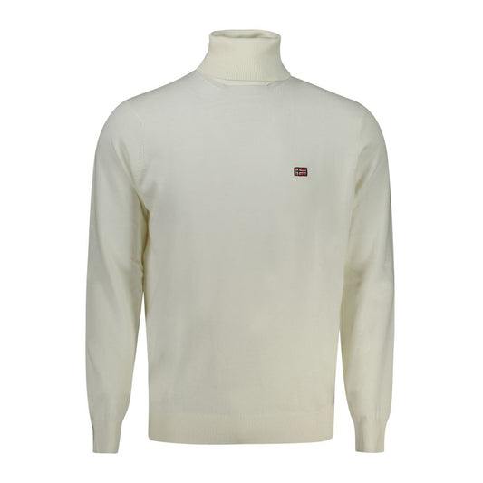 Norway 1963 Weißer Polyester-Pullover