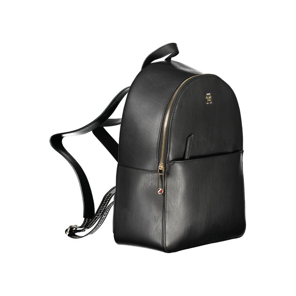 Tommy Hilfiger Schwarzer Polyethylen-Rucksack