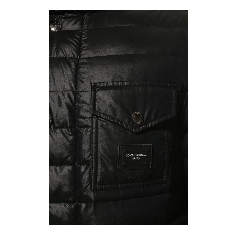 Dolce &amp; Gabbana Black Polyamide Jacket