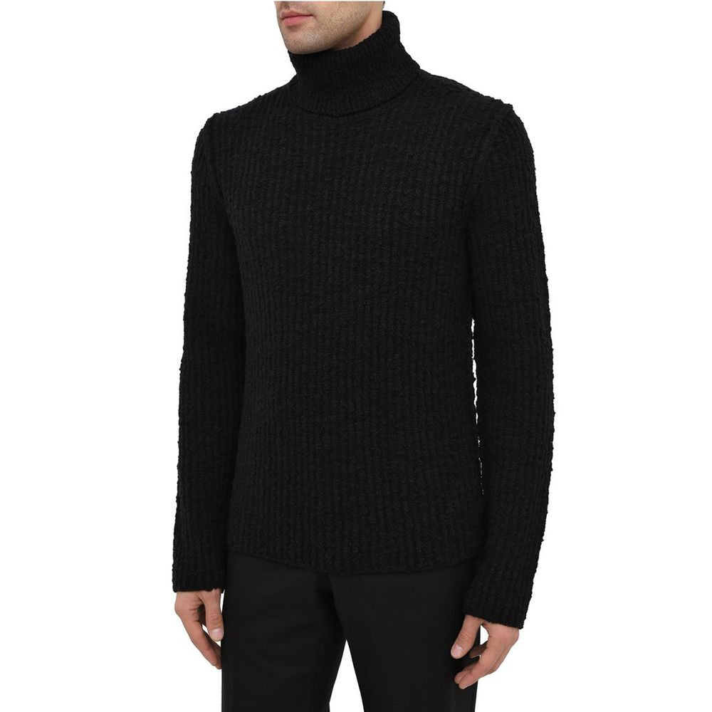 Dolce &amp; Gabbana Black Wool Sweater