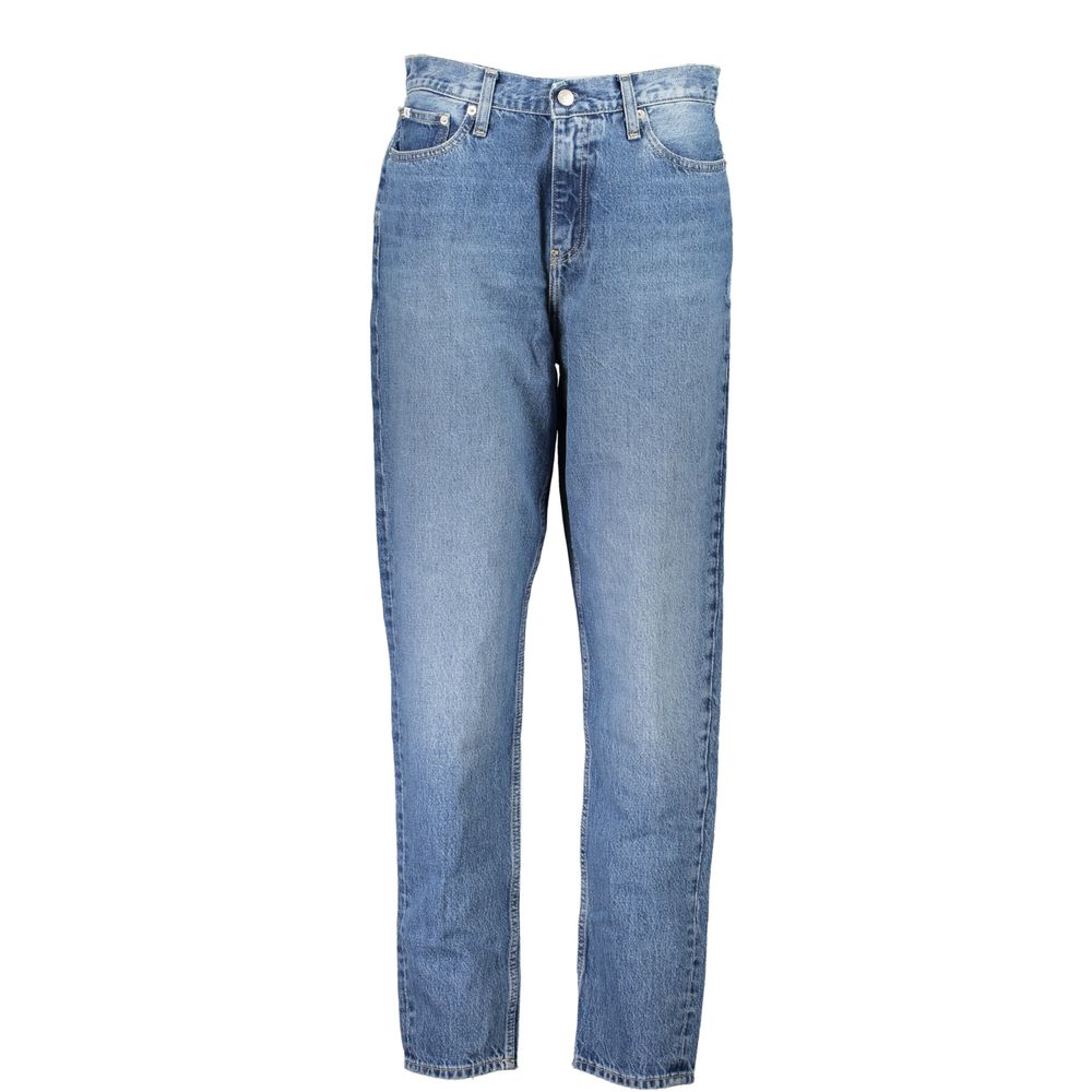 Calvin Klein Blue Cotton Jeans &amp; Pants