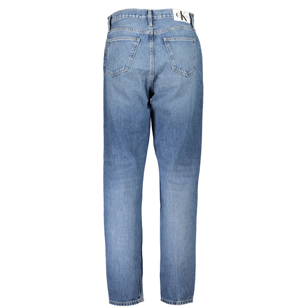 Calvin Klein Blue Cotton Jeans &amp; Pants