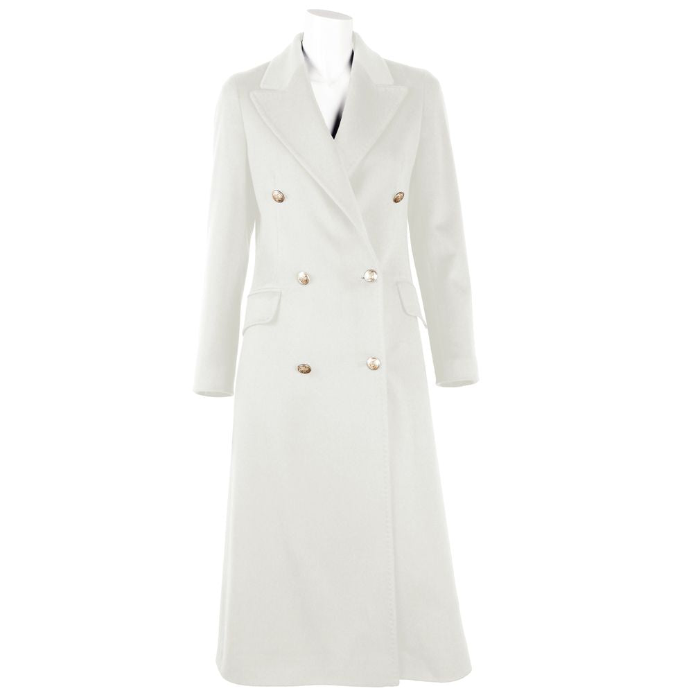 Made in Italy Jackets &amp; Coats in white virgin wool