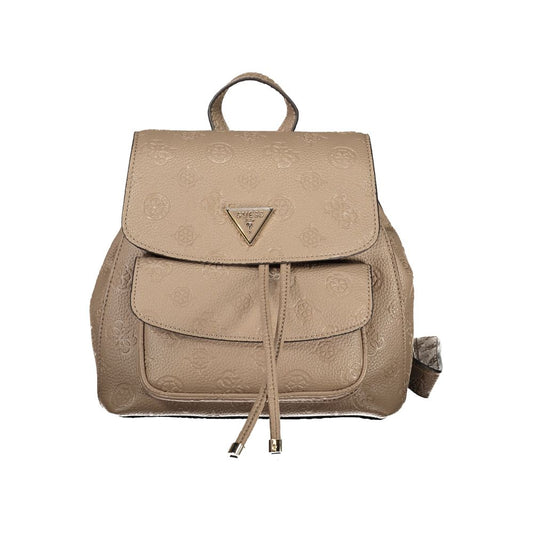 Guess Jeans Beige Polyethylen-Rucksack