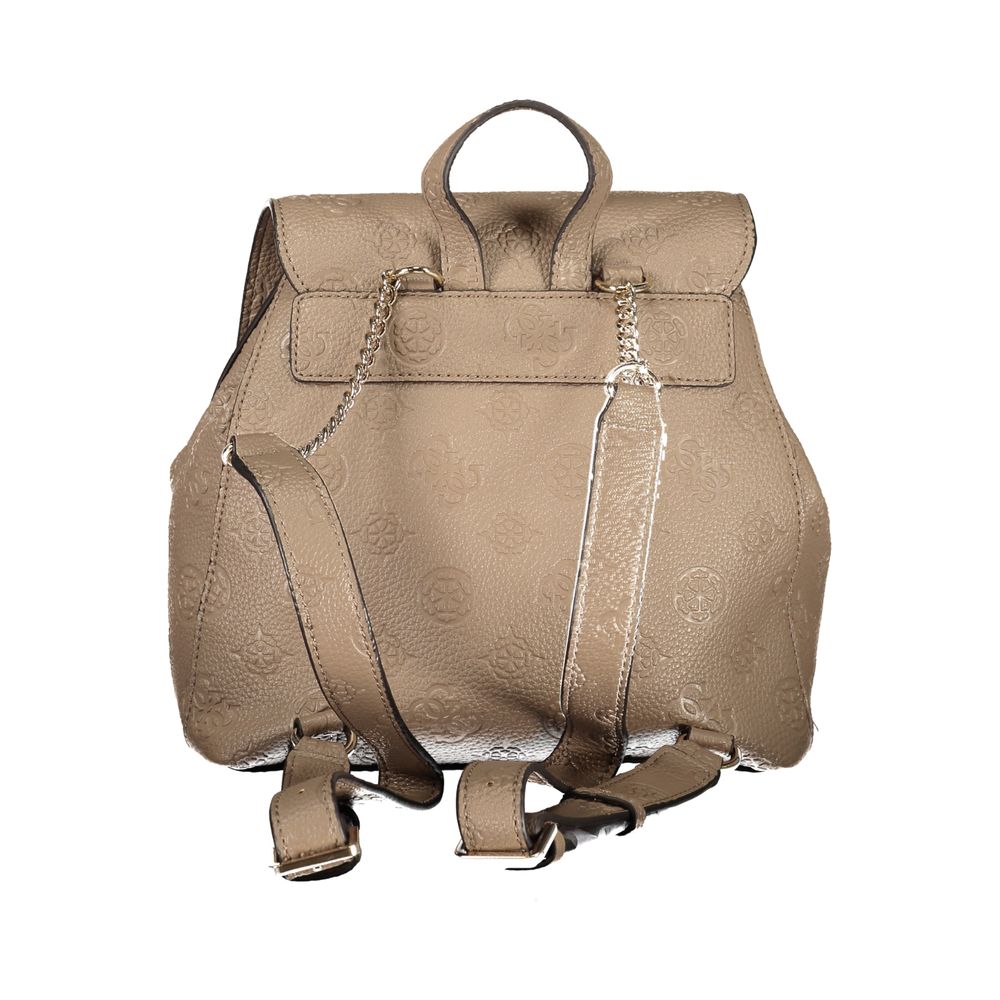 Guess Jeans Beige Polyethylen-Rucksack