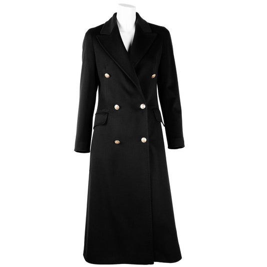 Made in Italy Black Cashmere Jackets &amp; Coats