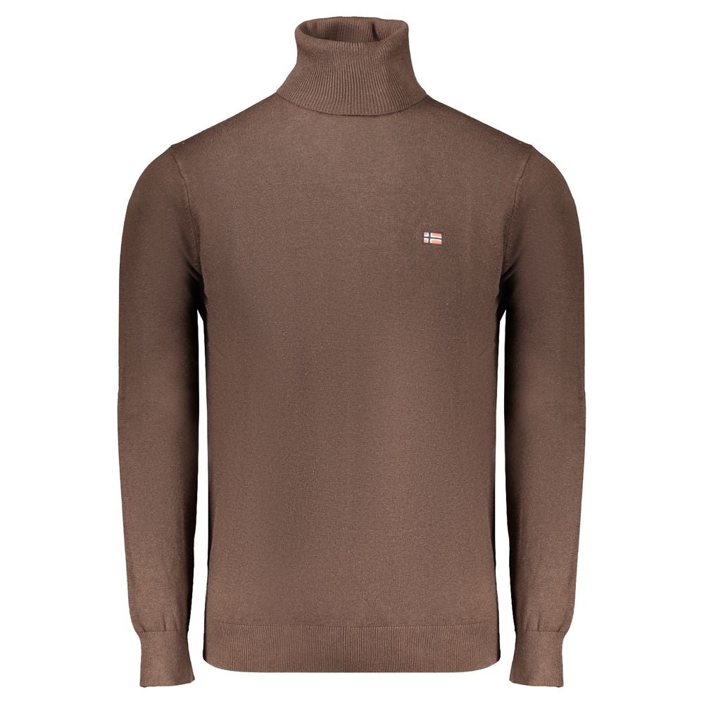 Norway 1963 Brauner Polyester-Pullover